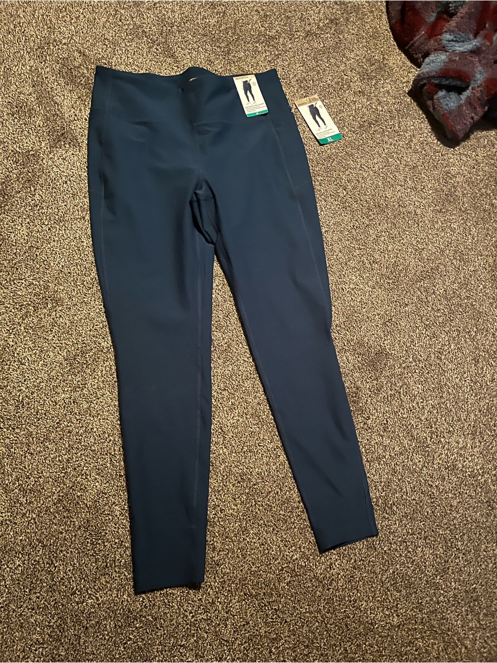 Mondetta Navy High-Rise Performance Leggings